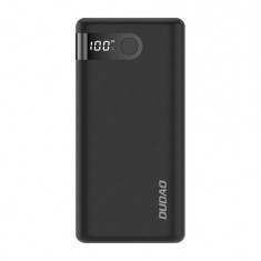 Dudao power bank 20000 mAh 2x USB / USB tip C / micro USB, 2 A, afișaj LED negru (K9Pro-06)