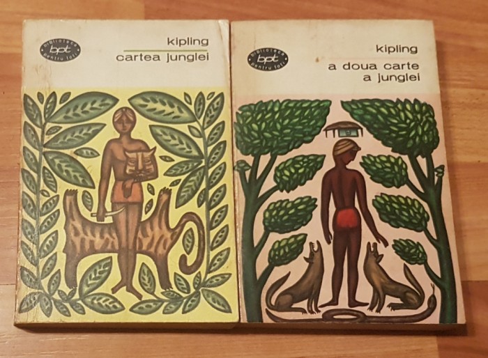Cartea junglei. A doua carte a junglei de Rudyard Kipling Colectia BPT