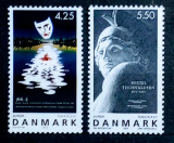 Danemarca 2003 Europa Cept , muzica ,grafica, Museu 2v serie nestampilata, Nestampilat