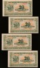 Grecia 20 Drahme 1940 UNC - Poseidon/Parthenon Atena - Bancnota Necirculata