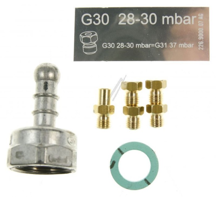 SET DUZE GAZ BUTAN G30 29-30 4G+W 4431100195 pentru aragaz, cuptor, plita ARCELIK / BEKO