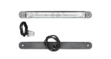 Lampa gabarit auto BestAutoVest 12V/ 24V cu LED dreptunghiulara Portocaliu, 235x22x25mm, cu cablu, 1 buc.