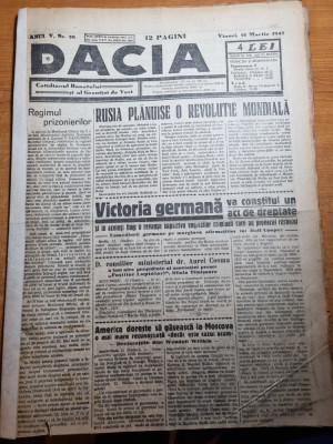 Dacia 12 martie 1943-rusia planuieste o revolutie mondiala,victoria germana foto
