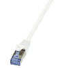 PATCH CORD S/FTP LOGILINK Cat6a, LSZH, cupru, 0.5 m, alb, AWG26, dublu ecranat &amp;quot;CQ3021S&amp;quot; (timbru verde 0.08 lei)