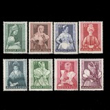 N&eacute;pviseletek (Porturi Populare) LP1390-1397 Ungaria 1953