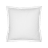 Husa perna, tiv 3cm, Percale alb 125 g/mp, bumbac 100%