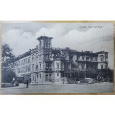 BRASOV , HOTELUL &#039;&#039; VILA KERTSCH &#039;&#039; , CARTE POSTALA ILUSTRATA , 1926