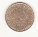 Franța 10 centimes 2000