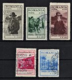 Timbre Romania 1931 - Expozitia Cercetaseasca, Serie Completa, Cota Michel 38 Euro, Stampilat