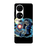 Husa compatibila cu Huawei Nova Y70 model Death Light, Silicon, TPU, Viceversa, Transparent, Carcasa