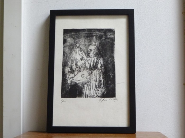 Gravura, Stefan Caltia &lsquo;Personaje pe scena&rsquo;