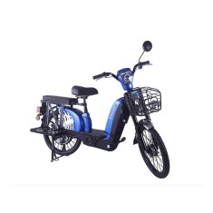 Bicicleta Electrica ZT-01 Motor 480W 48V 12Ah Viteza 25 Km/h Autonomie 40Km Nu necesita permis - Albastru