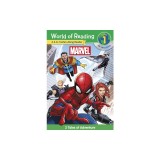 World of Reading Marvel 3-In-1 Listen-Along Reader: 3 Tales of Adventure [With Audio CD]