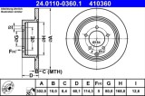 Disc frana ATE 24.0110-0360.1