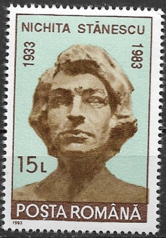 C705 - - Romania 1993 - Nichita Stanescu neuzat,perfecta stare
