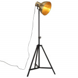 VidaXL Lampă de podea 25 W, alamă antichizată, 61x61x90/150 cm, E27