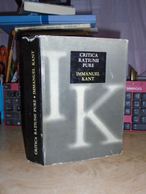 IMMANUEL KANT - CRITICA RATIUNII PURE , TRAD. N. BAGDASAR , 1969 * foto