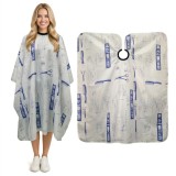 Pelerina Sort Frizerie Tinosi Nailon Albastru 145x120 cm Usor de Curatat Pentru Salon Acasa
