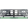 Set 2 bucati, suport numar inmatriculare Skoda Green, Autohelix MSA