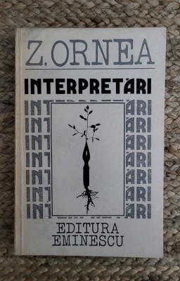 Z.ORNEA -INTERPRETARI ,DEDICATIE foto