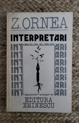 Z.ORNEA -INTERPRETARI ,DEDICATIE foto