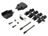Conector D-Sub 9-Pin Mufă Tată pentru Lipire pe Cablu - Set Complet, MH CONNECTORS