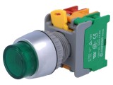 Comutator apăsare 22mm 1NC 1NO