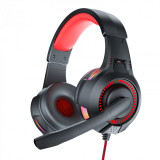 Cumpara ieftin Casti gaming cu fir over-ear Bluedio D5 Negru, Microfon, USB, 3.5mm jack audio, 3.5mm jack microfon