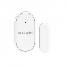 Senzor contact pentru usa/fereastra BlitzWolf BW-IS6, WiFi, RF 433MHz, Alb foto