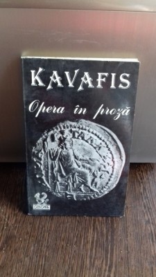 OPERA IN PROZA - KAVAFIS foto