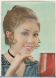 Bnk cp Carte postala 3D - Femeie clipind - Wonder Co SSP-167, Circulata, Japonia, Printata
