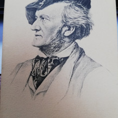 Carte postala Richard Wagner, necirculata, ed.Stengel, litografie, perfecta