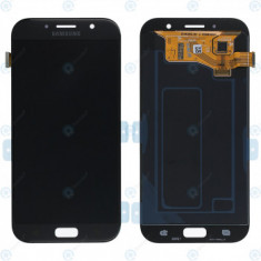 Samsung Galaxy A7 2017 (SM-A720F) Modul display LCD + Digitizer negru GH97-19723A