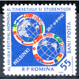 1962 LP542 Al VIII-lea Festival Mondial Al Tineretului si Stud. - Helsinki - MNH