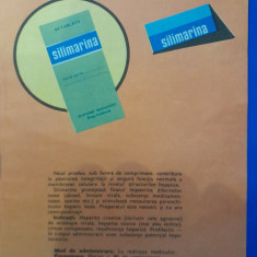 1988 Reclamă medicament SILIMARINA comunism 24x16 epoca aur industrie farma