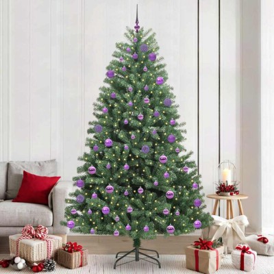 vidaXL Brad de Crăciun artificial cu ramuri articulare Verde 240 cm 3395511 foto