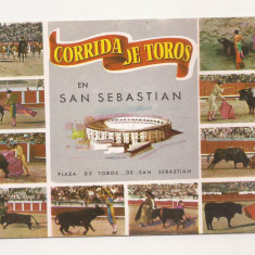 FA8 - Carte Postala - SPANIA -Corrida de toros en San Sebastian, necirculata