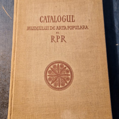 Catalogul Muzeului de arta populara al RPR 1957