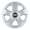 Set 4 Capace Roti 16 inchi (R16) Bis Gri, Compatibile Cu Hyundai, Autohelix MSA