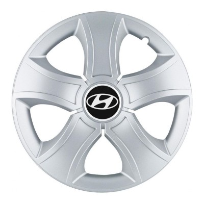 Set 4 Capace Roti 16 inchi (R16) Bis Gri, Compatibile Cu Hyundai foto