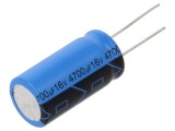 Condensator electrolitic THT 4700uF 16V 7.5mm