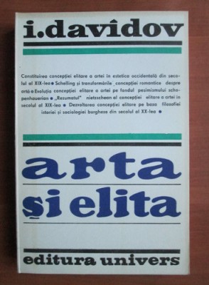 I. Davidov - Arta si elita foto