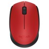 Mouse wireless Logitech M171, Rosu