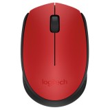 Mouse wireless Logitech M171, Rosu