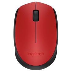 Mouse wireless Logitech M171, Rosu foto
