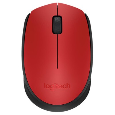 Mouse wireless Logitech M171, Rosu foto