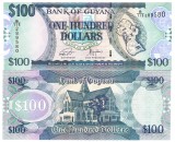 Guyana 100 Dolari 2022 P-36e UNC Bancnota straina