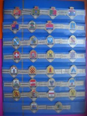 HOPCT LOT NR 33 - HERALDICA / DRAPELE -30 BUC-ETICHETE VECHI DE TRABUCURI/ CIGARS LABELS -COLECTIE DE LUX-