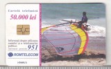 bnk card Cartela telefonica - P-69a 2001 50000 lei Windsurfing