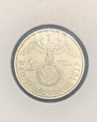 Moneda 2 reichsmark 1937A-Berlin foto